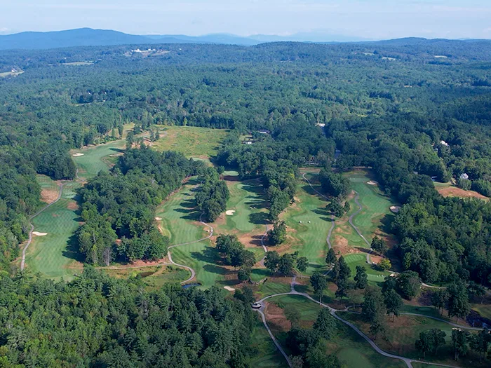 Aireal view Lochmere Golf Course NH