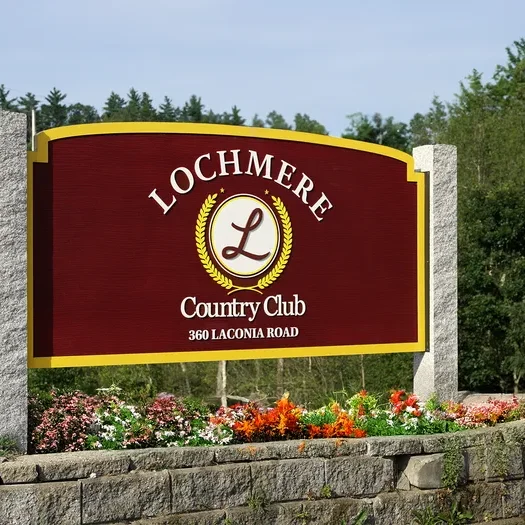 Lochmere Golf Course sign
